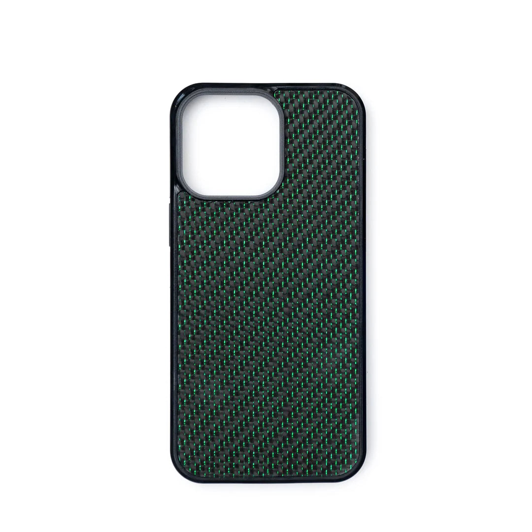 Non MagSafe-iPhone Green Carbon Fiber Case