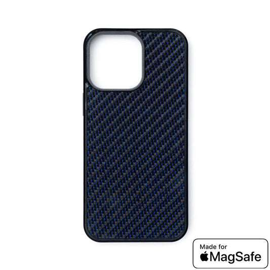 iPhone- Blue Carbon Fiber MagSafe Case